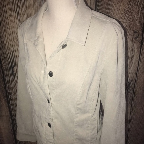 Christopher & Banks Medium beige button up jacket - Picture 3 of 8